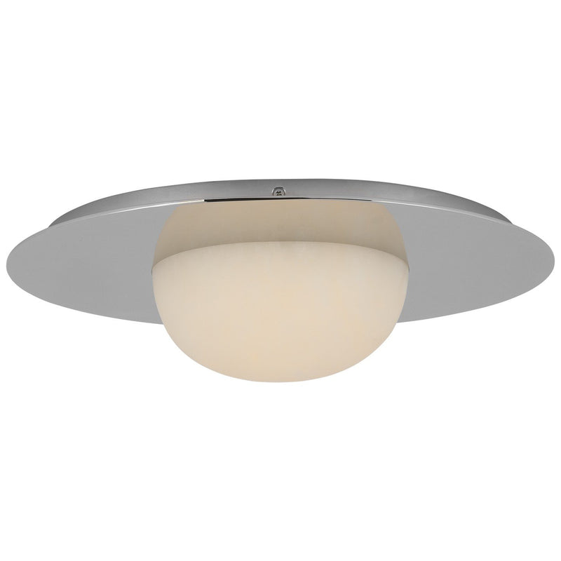Fosse 15" Flush Mount in Polished Nickel