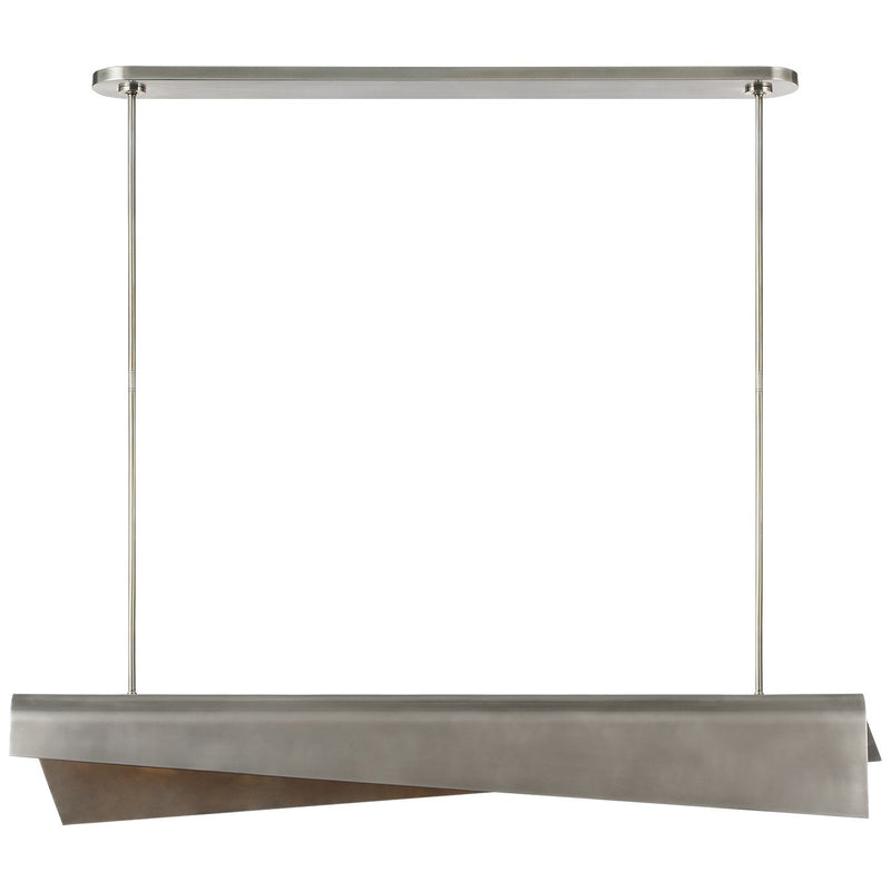 Piel 48" Linear Pendant in Pewter