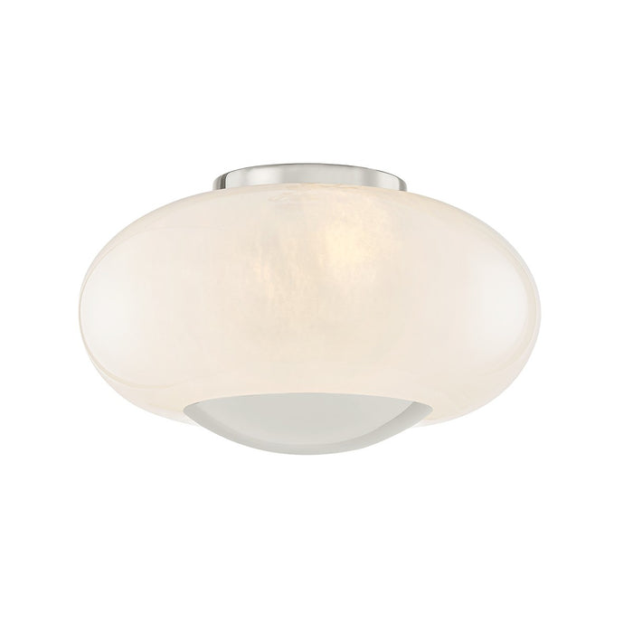 Lottie Two Light Flush Mount in Polished Nickel