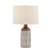 Raisa One Light Table Lamp in Aged Brass/Ceramic Affogato