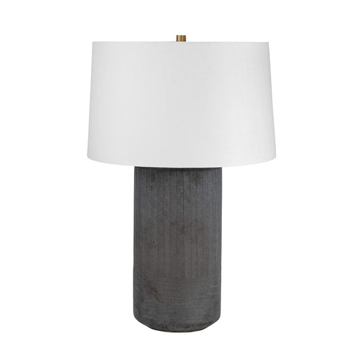 Greyson One Light Table Lamp in Patina Brass