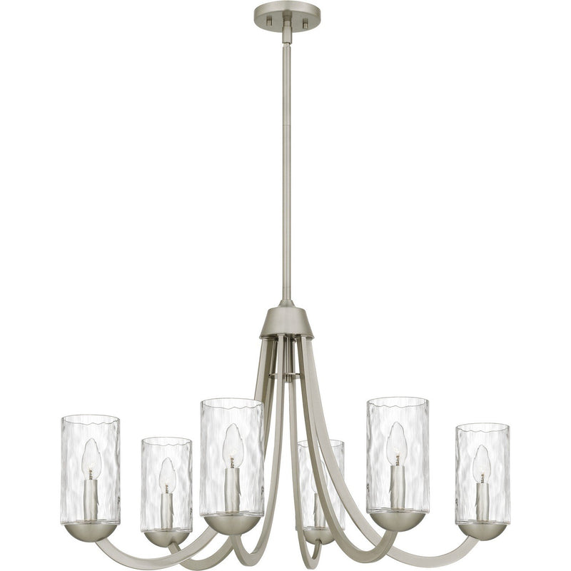 Allard 6-Light Chandelier in Brushed Nickel