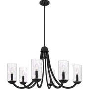 Allard 6-Light Chandelier in Matte Black
