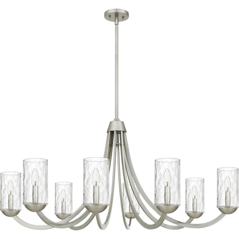 Allard 8-Light Chandelier in Brushed Nickel
