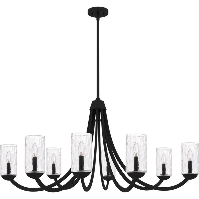Allard 8-Light Chandelier in Matte Black