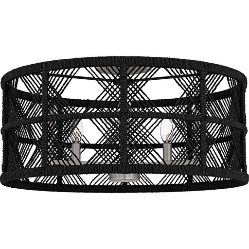 Axford 5-Light Semi-Flush Mount in Antique Nickel