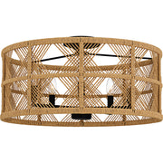 Axford 5-Light Semi-Flush Mount in Matte Black - Lamps Expo