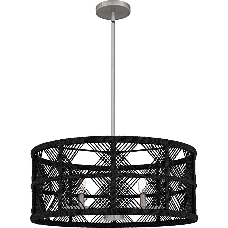 Axford Five Light Pendant in Antique Nickel