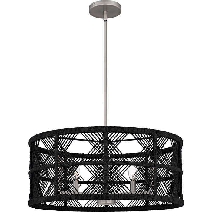 Axford Five Light Pendant in Antique Nickel