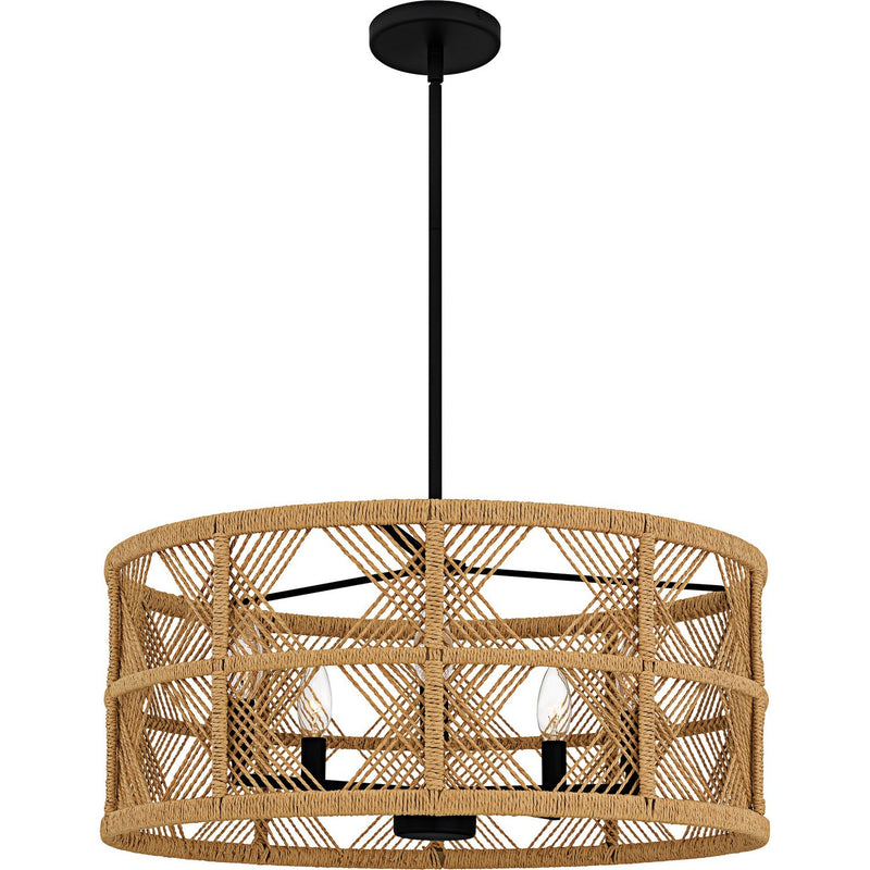 Axford 5-Light Pendant in Matte Black