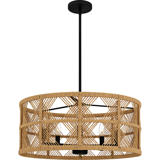 Axford 5-Light Pendant in Matte Black