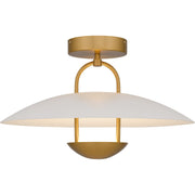 Bingham Semi-Flush Mount in Brushed Gold