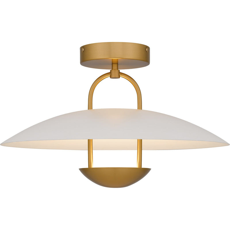 Bingham Semi-Flush Mount in Brushed Gold