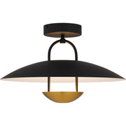 Bingham Semi-Flush Mount in Matte Black