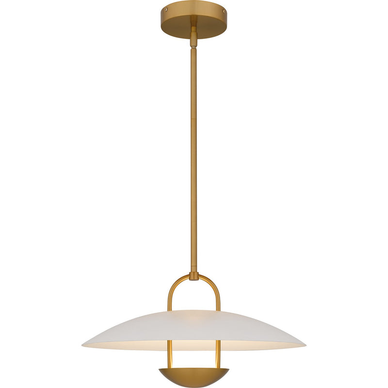 Bingham LED Pendant in Brushed Gold