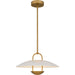 Bingham LED Pendant in Brushed Gold
