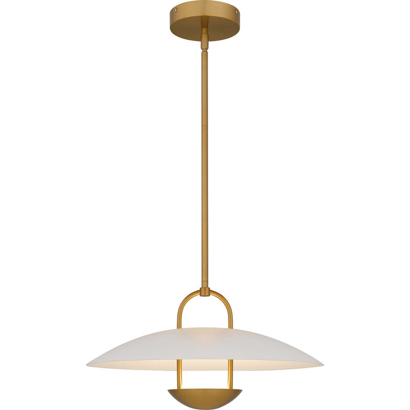 Bingham Pendant in Brushed Gold