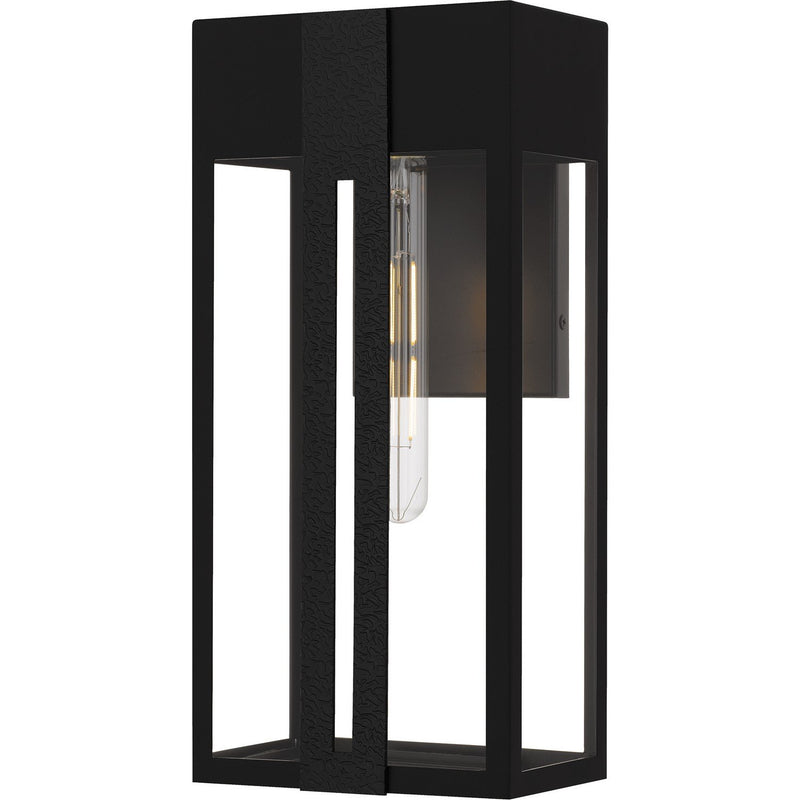 Boswell Medium Outdoor Wall Lantern in Matte Black