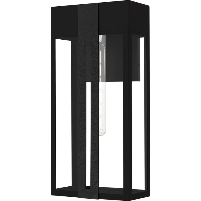 Boswell One Light Outdoor Wall Lantern in Matte Black