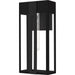 Boswell One Light Outdoor Wall Lantern in Matte Black