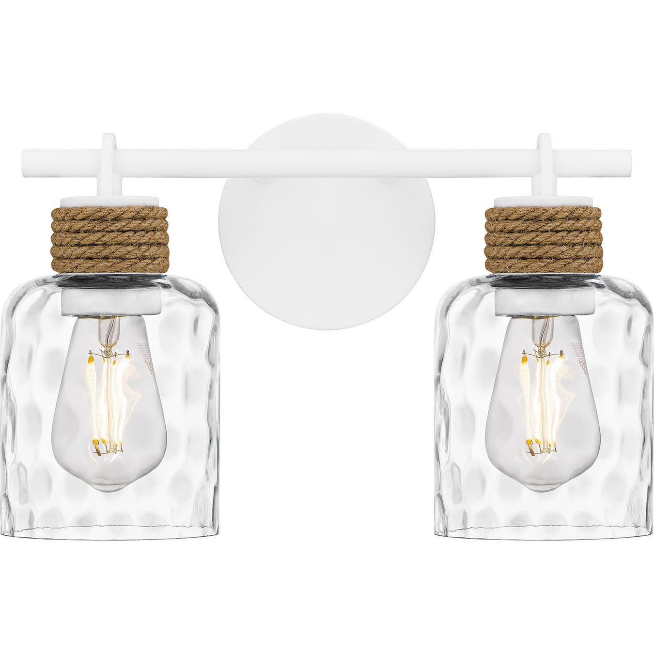 Baltic Two Light Bath in Matte White