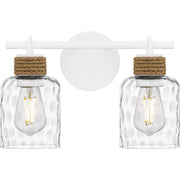 Baltic 2-Light Bath Vanity Light in Matte White