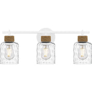 Baltic 3-Light Bath Vanity Light in Matte White