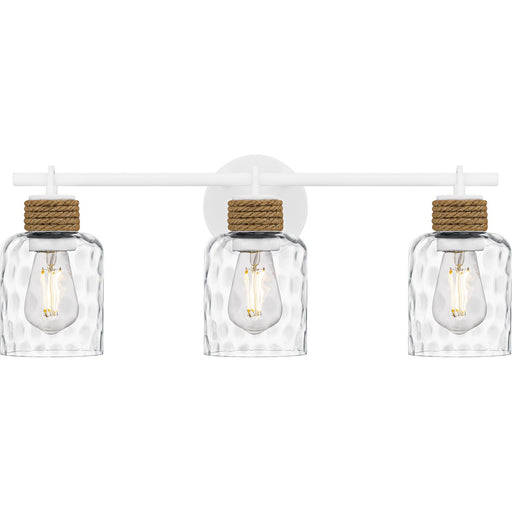 Baltic Three Light Bath in Matte White