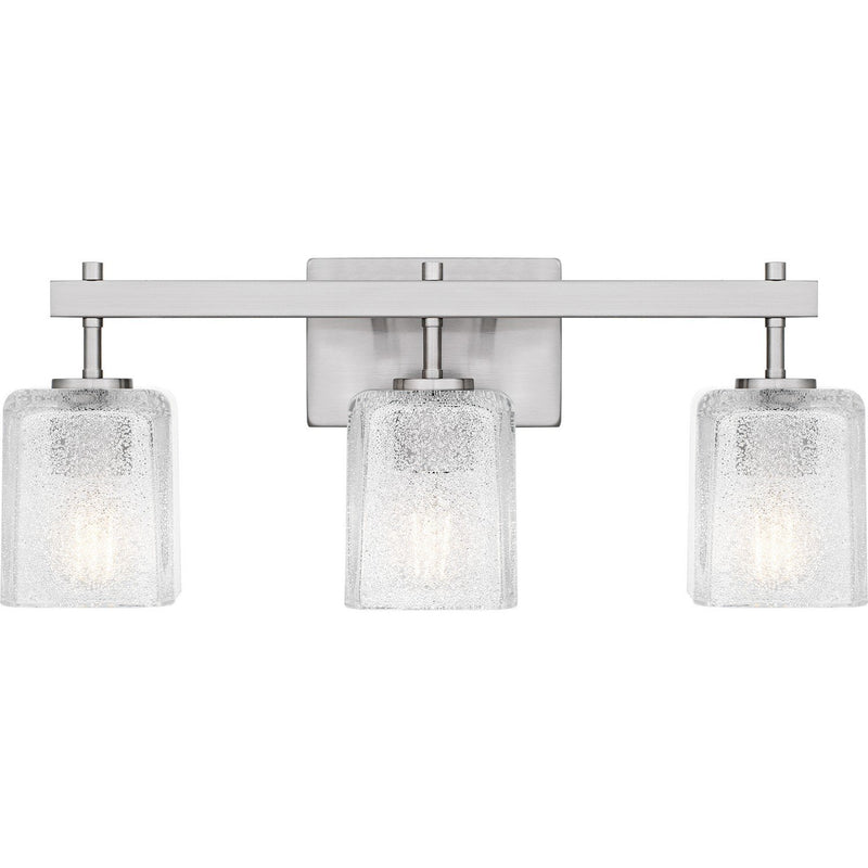Brenthouse 3-Light Bath Vanity Light in Brushed Nickel
