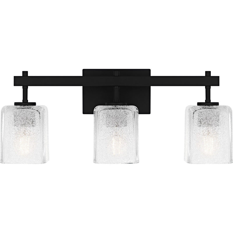 Brenthouse 3-Light Bath Vanity Light in Matte Black