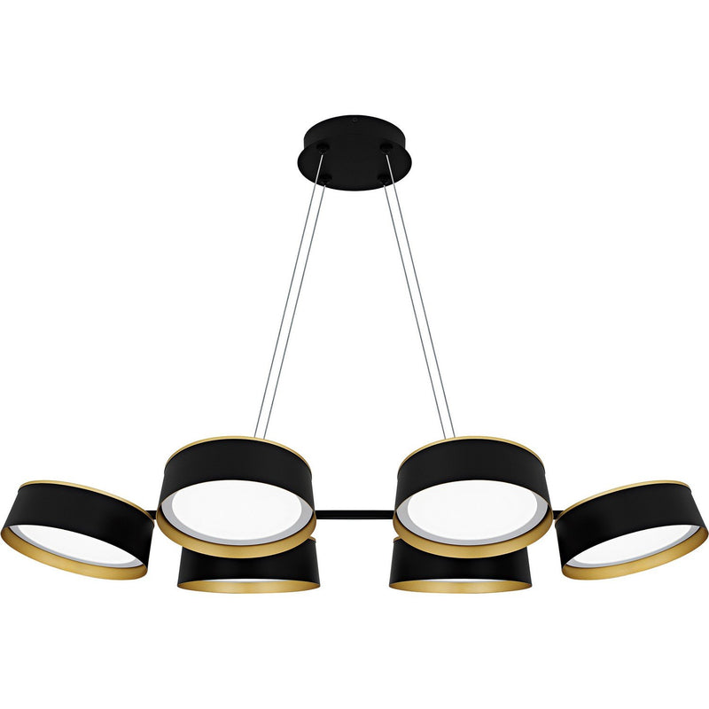 Byrnes Island Chandelier in Matte Black