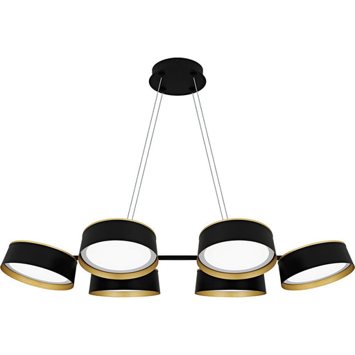 Byrnes Island Chandelier in Matte Black