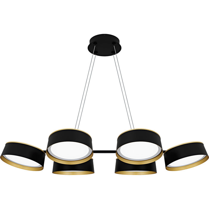 Byrnes LED Linear Chandelier in Matte Black