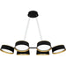 Byrnes LED Linear Chandelier in Matte Black