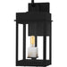 Carmen One Light Outdoor Wall Lantern in Matte Black