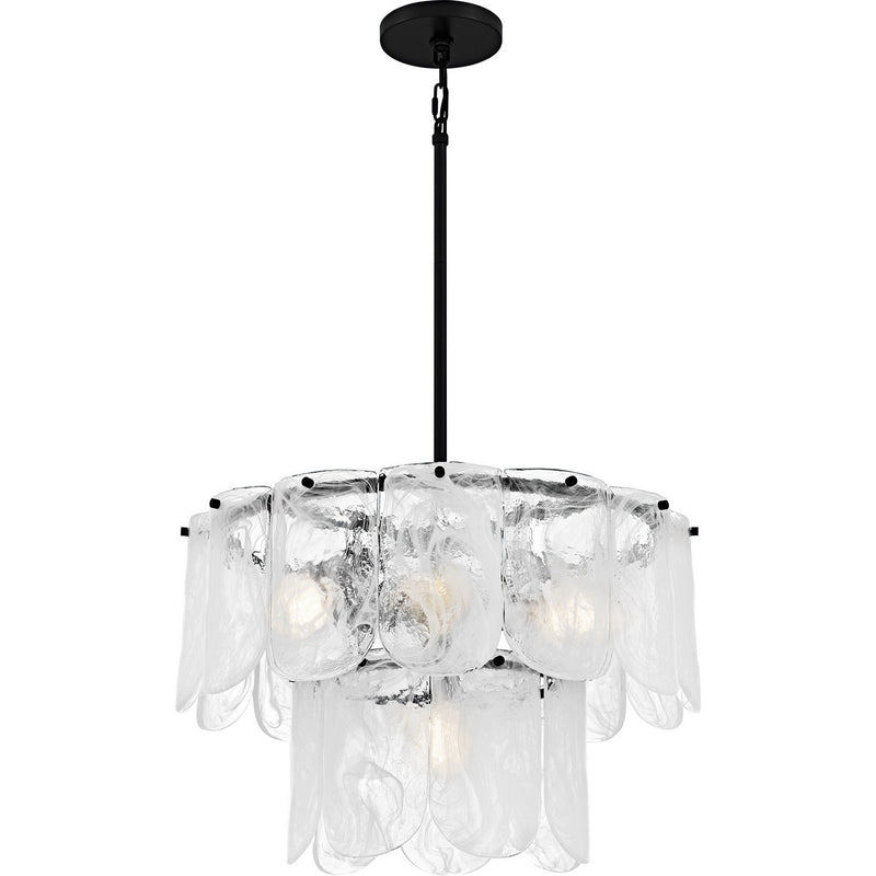 Cassidy 5-Light Pendant in Matte Black