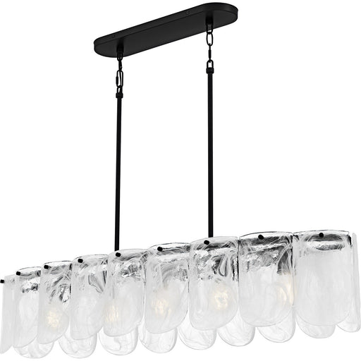 Cassidy 5-Light Linear Pendant in Matte Black
