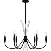 Cecily 6-Light Chandelier in Matte Black