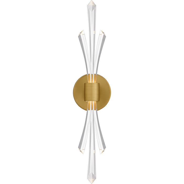 Cecily LED Wall Sconce in Brushed Gold