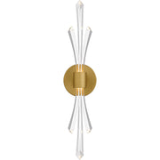 Cecily Wall Sconce in Brushed Gold