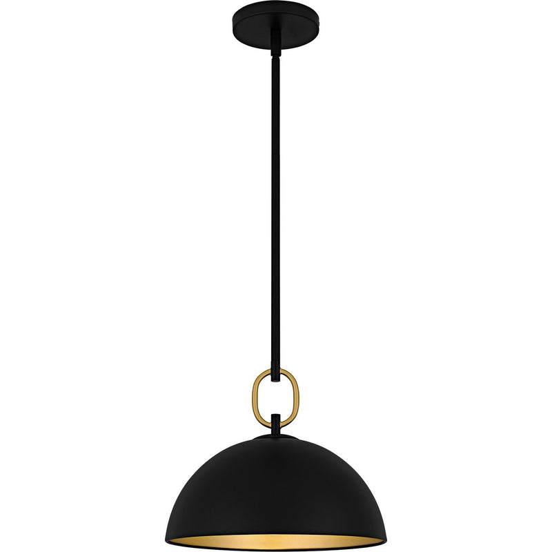Cleo Pendant in Matte Black
