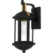 Crestfield One Light Outdoor Wall Lantern in Matte Black