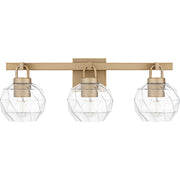 Celina 3-Light Bath Vanity Light in Bronze Gold