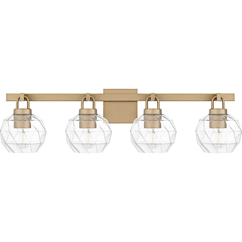 Celina 4-Light Bath Vanity Light in Bronze Gold