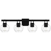 Celina 4-Light Bath Vanity Light in Matte Black