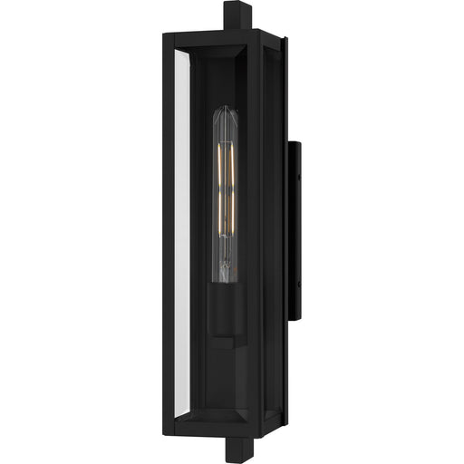 Dale One Light Outdoor Wall Lantern in Matte Black