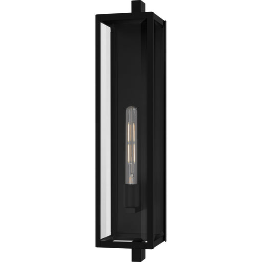 Dale One Light Outdoor Wall Lantern in Matte Black