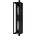 Dale Two Light Outdoor Wall Lantern in Matte Black