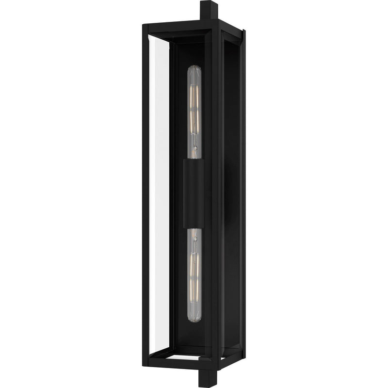 Dale 2-Light Extra Large Outdoor Wall Lantern in Matte Black