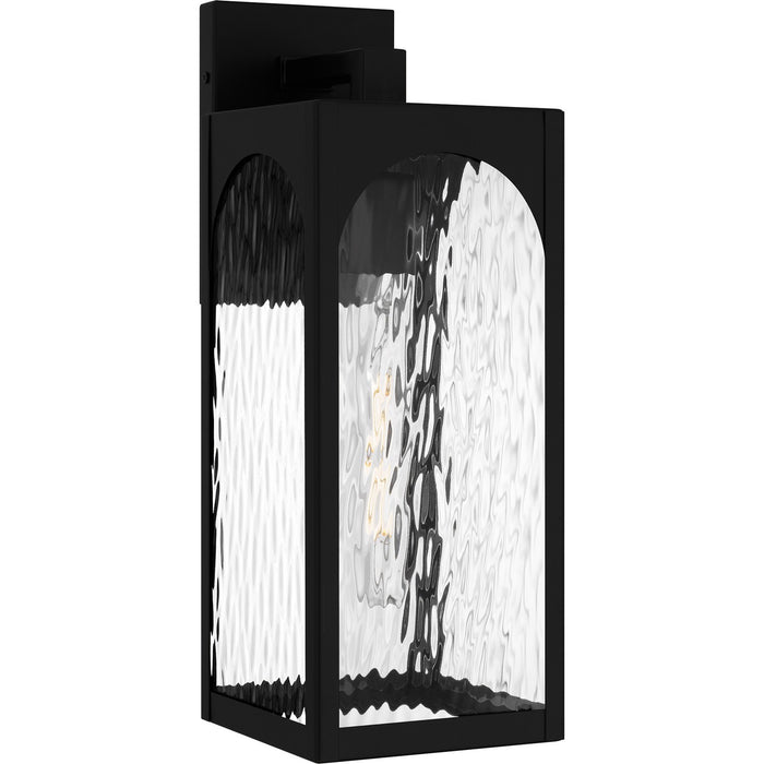 Dallington One Light Outdoor Wall Lantern in Matte Black